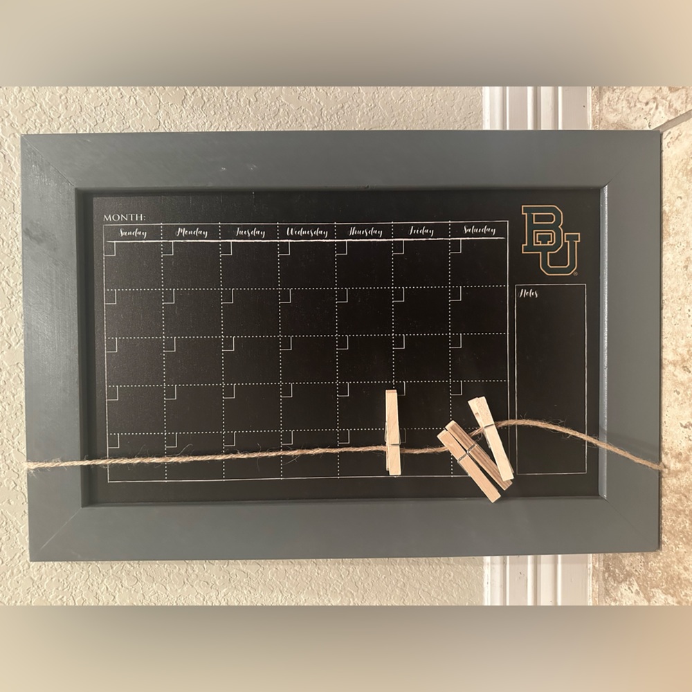 Baylor wall deco. calendar